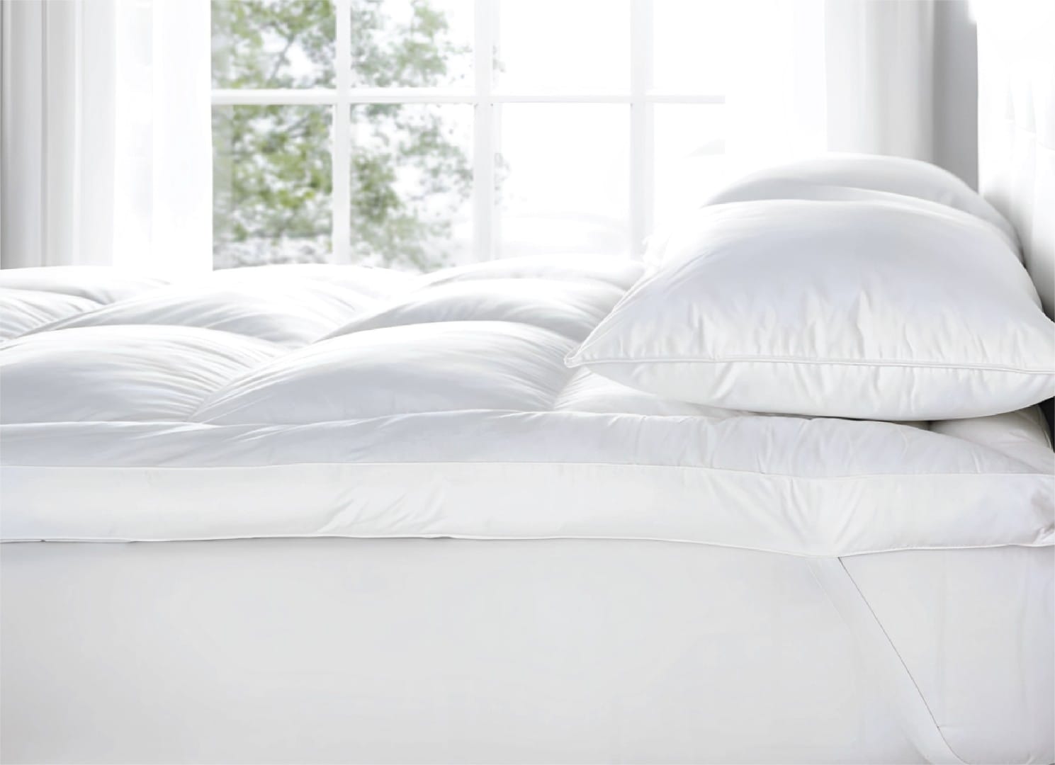 Down Charm Mattress Topper_21.1X15.30cm-02 (Large) Down Charm Topper