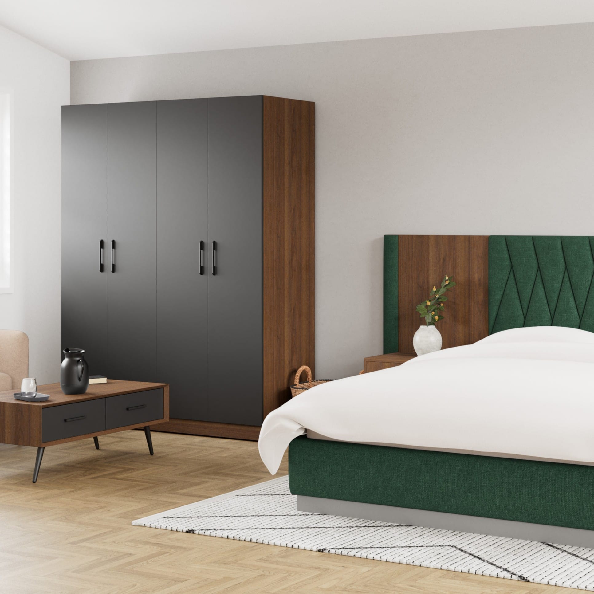 Wardrobe 4-Doors Wardrobe 4-Doors